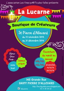 Lire la suite à propos de l’article La Lucarne boutique de créateurs à Saint Pierre d’Allevard